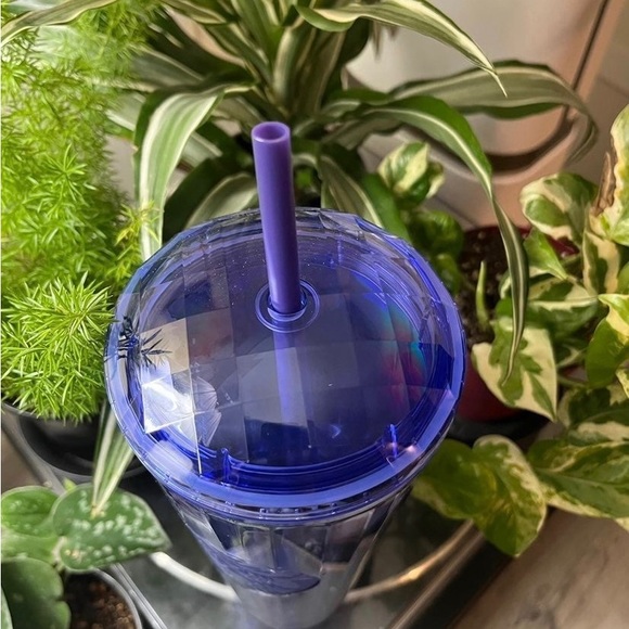 Starbucks Periwinkle Dome Kaleidoscope Cup Iridescent Prism Tumbler 24oz NWT - Picture 8 of 10